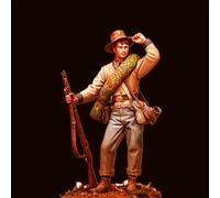 1/16 US Civil War US Infantry Resin Model Miniature Kit Unassembled and Unpainted Resin Parts //lk5p-4