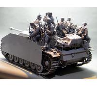 1/16 WWII German Soldiers Resin Model kit (8People, no Tanks) unassembled and unpainted Resin Model Parts (B9sY-7)