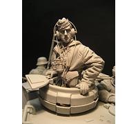 1/16 WWII Tank Commander Resin Model Kit Unpainted and Unassembled Miniature Assembly Kit (No Tank) //Az-429 Ahowse