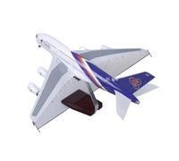 1/160 For 47CM A380 Die-Cast Plastic Resin Aircraft Model Collectible Display Toy(With light)