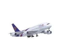 1:160 For A380 Thai Airways Model Die-Cast Resin Aircraft Model Series(With light)