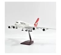 1:160 For Aircraft Model For A380 47CM Die-Cast Resin Aircraft Model Series(With light)