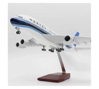 1:160 For Airplane Model A380 Collector's Showcase Gift Enthusiasts(With light)