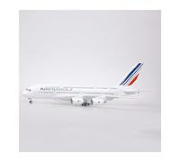 1 160 Model Die Cast Resin Airplane Fit For A380 With Lights And Wheels Airbus Display Hobby Playgame Kit(A)