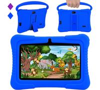 (1+16GB, Blue) Android Kids Tablet, 7" IPS Screen, 2GB RAM 32GB ROM, Safety Eye Protection, Education, Tablet for Toddle with WiFi, Games, Parental Control APP