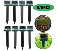 Pestbye Battery Powered Cat Repellent Ultrasonic Repeller Deterrent Cat Scarer With Ground Stake