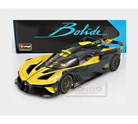 Bburago Bugatti BOLIDIE Super Car - 1:18 Scale - Incredibly Detailed Die-Cast Replica Collectible Model, Yellow