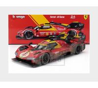 Ferrari 499P #50 Winner 24H Le Mans 2024 "DIRTY VERSION" Bburago 1/18 18-16303D