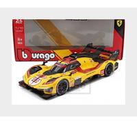 1:18 BURAGO Ferrari 499P #83 Winner 24H Le Mans 2025 Kubica Hanson Ye BU16308 Mo