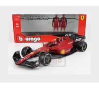 1:18 BURAGO Ferrari F1-75 #55 2022 Carlos Sainz White Wheels BU16811SA Model