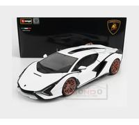 1:18 BURAGO Lamborghini Sian Fkp 37 Hybrid 2020 White Black BU11046W Model
