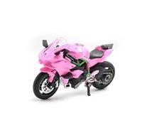 1:18 Compatible with Kawasaki H2R alloy motorcycle model toy scooter(Pink)