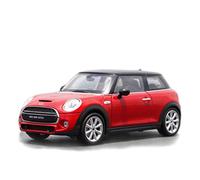 1 18 Diecast For BMW MINI Cooper S Full Open Alloy Car Model High Simulation Collectible Ornament(Yellow)