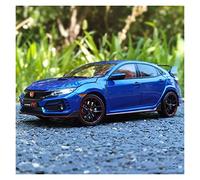 1 18 Diecast For Honda Civic TYPE R FK8 2020 Full Open Alloy Simulation Racing Car Model Metal Ornaments(Blue)