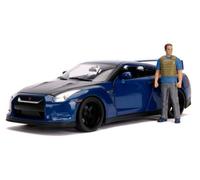 1/18 FAST AND FURIOUS BRIAN'S NISSAN GT-R (R35) W/LIGHT AND BRIAN 31142