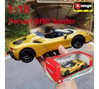 1:18 Bburago R&P Ferrari SF90 Spider Hybrid Gold Metallic 2019