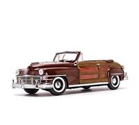 1/18 For 1948 Chrysler Classic Collectibles High Simulation Car Model Metal Diecast Crafts Vehicles Kit
