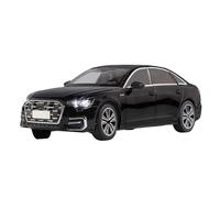 1:18 for Audi A6 L Alloy Car Diecast Metal Model Simulation Sound Light Pull Back Toy Collect Display Ornament Gift(Batteries Not Included)(Blackone)