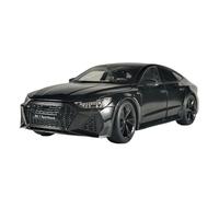 1:18 for AUDI RS7 Sportback Supercar Diecast Alloy Model Car Remote Control Version Sound & Light Hobby Collection (Batteries Not Included)(Pure Black)