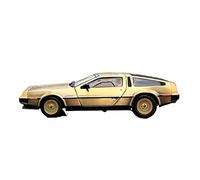 1 18 For Back To The Future Delorean DMC-12 Time Machine Die-cast Alloy Model Car Collection Ornament Vehicles Kit