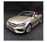 1 18 For Benz C-KLASSE A205 Alloy Convertible Car Model Die-cast Vehicle Simulation Collectible Souvenir(Gold)