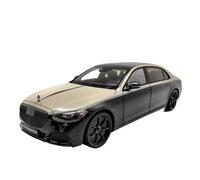 1 18 For Benz Mercedes-Maybach S-Class Dark Night Series Alloy Full Open Car Model Collectible Decoration Vehicles Kit