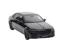 1:18 For Benz S-Class Night Series 2023 Diecast Alloy Car Model Simulation Collection Artwork Mini Replica Toys