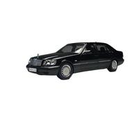 1:18 For Benz S600 W140 Hutouben Simulation Alloy Car Model Fan Collection Home Decoration Vehicles Kit(Black)