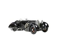 1 18 For Benz SSK 1934 Black Prince Simulation Alloy Car Model Adult Collection Decoration Gift Toy Crafts Mini Replica Toys