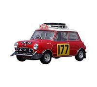 1 18 For BMW MINI Cooper 177#Monte Carlo Alloy Racing Car Model Diecast Vehicles Collectible Ornament