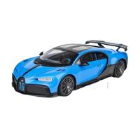 1 18 For Bugatti Chiron Pur Race Toy Vehicle Sound And Light Collectibles Birthday Gift Simulation Vehicle Playset(Blue)