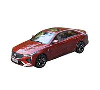 1 18 For Cadillac 2021 CT4 Red Alloy Die Casting Static Model Car Crafts Collection Fashion Gift Mini Replica Toys