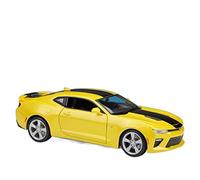 1 18 For Chevrolet Camaro SS2016 Classic High Simulation Alloy Die-casting Model Car Collection Gift Vehicles Kit(Yellow)