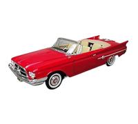 1:18 For Chrysler Classic 1960 300FC Nostalgic Souvenir Convertible Metal Model Enthusiast Gift Simulation Vehicle Playset(Red)