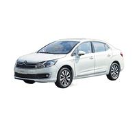 1 18 For Citroen C4L Alloy Die Casting White Model Car Decoration Collection Display Gift Mini Replica Toys