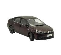 1:18 For Dongfeng Citro Sega C4 Simulation Alloy Die-cast Car Model Fan Collection Ornaments Vehicles Kit