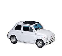 1 18 For Fiat FIAT 500L Zinc Alloy Cast Metal Die Casting Car Model Toys Vehicles Kit(White)