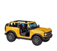 1 18 For Ford 2021 Mustang Wildtrak Simulation Alloy Die-casting Door Can Open The Finished Car Model Vehicles Kit(Badlands Yellow)