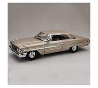 1 18 For Ford 500XL 1964 Alloy Convertible Car Model Die-cast Vehicle Simulation Adult Collectible Souvenir Simulation Vehicle Playset(Gold)