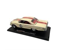 1:18 For Ford Galaxie 500/xl Racing No. 45 Beige 1963 Die-cast Metal Car Model Toy Collectible Hobby Gift Vehicles Kit