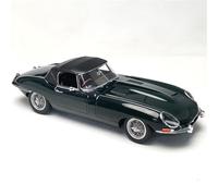 1 18 For Jaguar E-TYPE 3.8 Black Alloy Vehicle Model Convertible Car Toy Collection Gift Adult Hobby Mini Replica Toys(Bronze)
