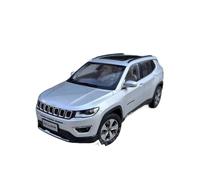 1:18 For JEEPS COMPASS 2017 SUV Alloy Car Model Desktop Decoration Collection Display Mini Replica Toys(Silver)
