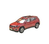 1:18 For JEEPS COMPASS 2017 SUV Alloy Car Model Desktop Decoration Collection Display Mini Replica Toys(Red)