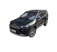1:18 For Jeeps Grand Commander SUV Alloy Car Model Diecasts Metal Vehicles Collection Souvenir Mini Replica Toys(Black)