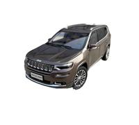 1:18 For Jeeps Grand Commander SUV Alloy Car Model Diecasts Metal Vehicles Collection Souvenir Mini Replica Toys(Brown)