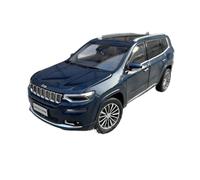 1:18 For Jeeps Grand Commander SUV Alloy Car Model Diecasts Metal Vehicles Collection Souvenir Mini Replica Toys(Blue)