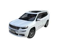 1:18 For Jeeps Grand Commander SUV Alloy Car Model Diecasts Metal Vehicles Collection Souvenir Mini Replica Toys(White)