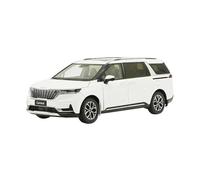 1 18 For Kia Carnival Business Vehicle 2022 MPV Alloy Car Model Classic Collection Vehicles Kit(White)
