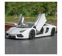 1 18 For Lamborghini LP700-4 Supercar Alloy Car Model Die-cast Toy Vehicle Collection Kids Gifts Simulation Vehicle Playset(White)