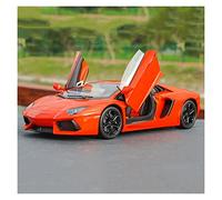 1 18 For Lamborghini LP700-4 Supercar Alloy Car Model Die-cast Toy Vehicle Collection Kids Gifts Simulation Vehicle Playset(Orange)